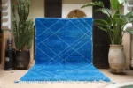 Electric Blue Diamond Beni Ourain