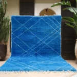 Electric Blue Diamond Beni Ourain