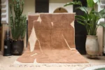 Caramel Abstract Terrain Berber Rug