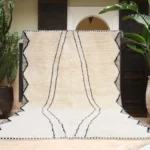 Ivory Abstract Lines Beni Ourain