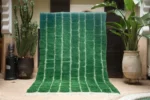 Forest Green Grid Berber