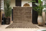 Espresso Brown Grid Berber