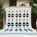 Navy Amber Diamond Berber