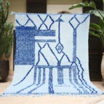 Cobalt Abstract Tribal Azilal