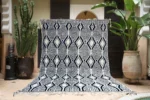 Charcoal Diamond Lattice Berber