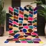 Multicolor Mosaic Boucherouite