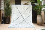 Ivory Diamond Dotted Beni Ourain