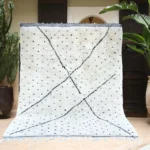 Ivory Diamond Dotted Beni Ourain