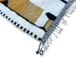 Blush Pink Patchwork Beni Ourain - Image 10