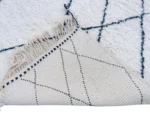 Ivory Navy Diamond Beni Ourain - Image 10