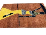 Terracotta Silhouette Figurative Boujad Rug - Image 9