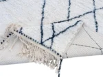 Ivory Navy Diamond Beni Ourain - Image 11