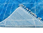 Electric Blue Diamond Beni Ourain - Image 11