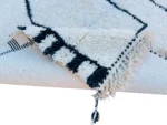 White Navy Abstract Beni Ourain - Image 11