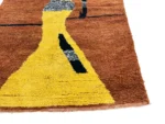 Terracotta Silhouette Figurative Boujad Rug - Image 11