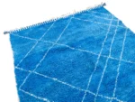 Electric Blue Diamond Beni Ourain - Image 13
