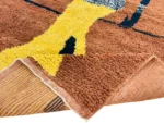 Terracotta Silhouette Figurative Boujad Rug - Image 12