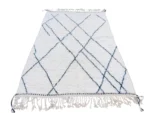 Ivory Navy Diamond Beni Ourain - Image 2