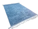 Sky Blue Plush Berber Shag - Image 2