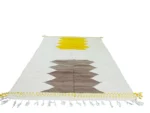 Saffron Stepped Diamond Kilim - Image 2
