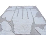 Stone Gray Sculptural Relief Berber - Image 3