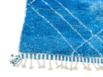 Electric Blue Diamond Beni Ourain - Image 4