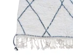 Ivory Navy Diamond Beni Ourain - Image 4