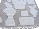 Stone Gray Sculptural Relief Berber - Image 4