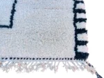 White Navy Abstract Beni Ourain - Image 4