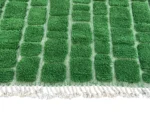 Forest Green Grid Berber - Image 5