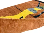 Terracotta Silhouette Figurative Boujad Rug - Image 5