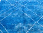 Electric Blue Diamond Beni Ourain - Image 6