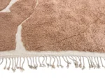 Caramel Abstract Terrain Berber Rug - Image 6