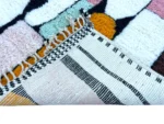 Blush Pink Patchwork Beni Ourain - Image 6