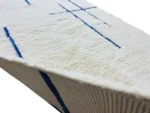 Ivory Navy Brushstroke Beni Ourain - Image 6
