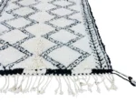 Ivory Serrated Diamond Beni Ourain - Image 6