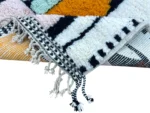Blush Pink Patchwork Beni Ourain - Image 7