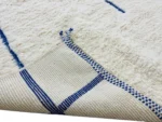Ivory Navy Brushstroke Beni Ourain - Image 7