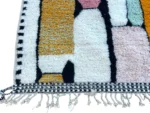 Blush Pink Patchwork Beni Ourain - Image 8