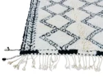 Ivory Serrated Diamond Beni Ourain - Image 8