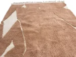 Caramel Abstract Terrain Berber Rug - Image 9