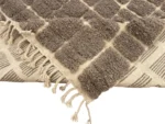 Espresso Brown Grid Berber - Image 9