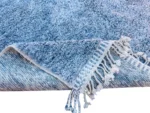 Sky Blue Plush Berber Shag - Image 9