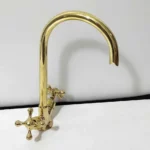 Brass Gooseneck Faucet Single Hole - Image 5