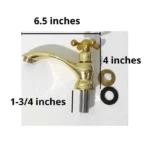 Handmade Single Hole Bathroom Faucet - Image 3