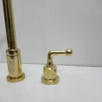 Solid Brass Three Holes Faucet with Lever Handle - Image 4