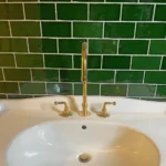 Unlacquered Brass Bathroom Sink Faucet - Image 2