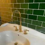 Unlacquered Brass Bathroom Sink Faucet - Image 3