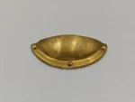 Unlacquered Brass Cup Pulls - Image 2