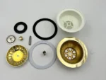 Unlacquered Brass Kitchen Sink Drain - Image 3